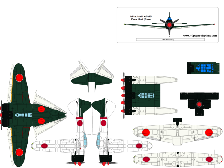 Plane Paper Model Free Download