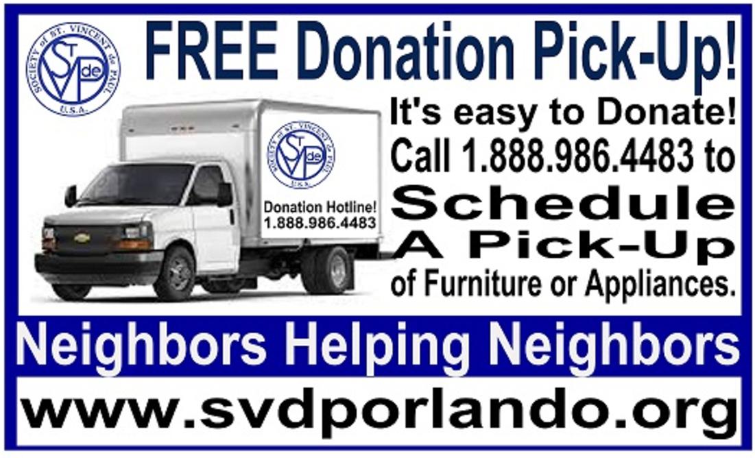 Furniture Donation Pick Up Orlando | online information