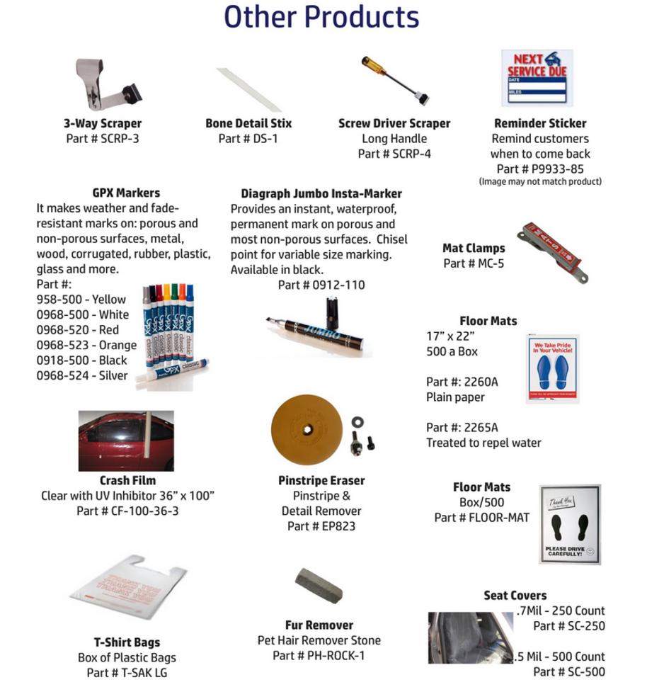 Detailing Products Misc