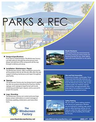 Parks and Rec 1 Page Flyer