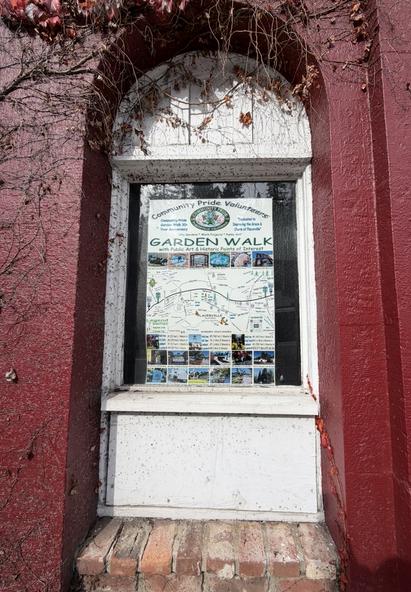 Old City Hall Letterbox of Community Pride Garden Walk Poster Placerville California