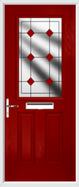 2 Panel 1 Square Composite Door resin lead