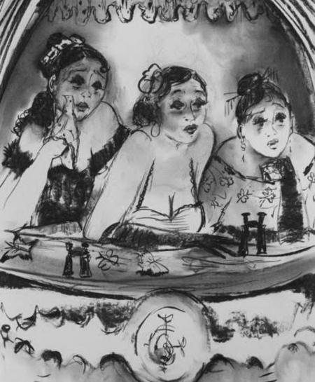 Carmen - Charcoal On Paper 60 x 80 cm