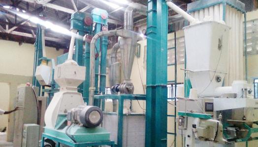 30 ton maize hammer mill running in Uganda