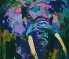 LeRoy Neiman Portrait of the Elephant