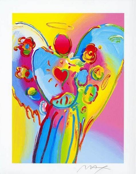 Peter Max Angel with Heart