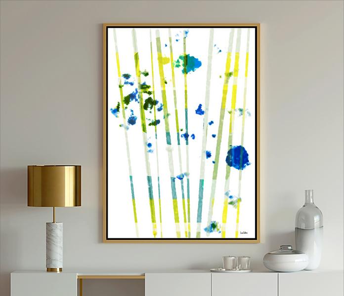 Blue Multi-color Abstract Art, #Dubois Art, #Blue Art, #modern art, #abstract art