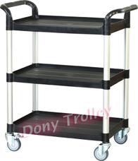 3 shelf food cart manufacturer