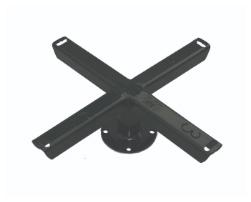 black metal surface mount assembly for TR