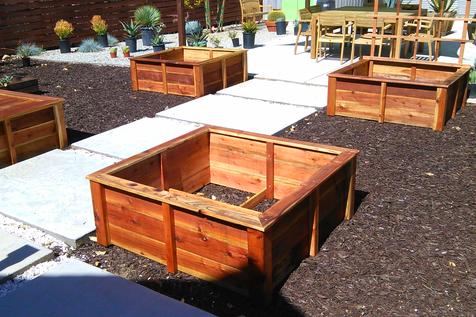 Redwood- Style 3-Custom Raised Gardens - Raised Garden Bed Design ...