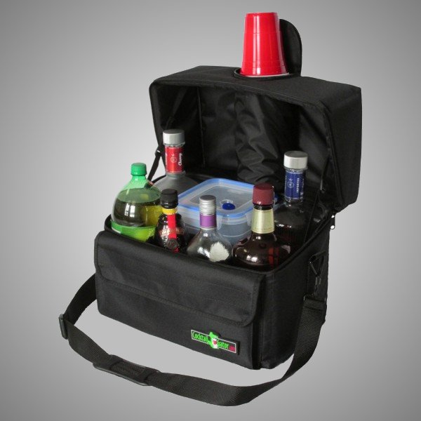 Cocktail Gator - Travel Bar With Ice Bin And Cup Dispenser