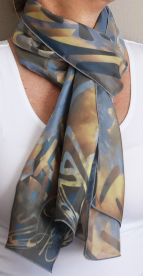 Silk Scarf Laura Davis Art Studio