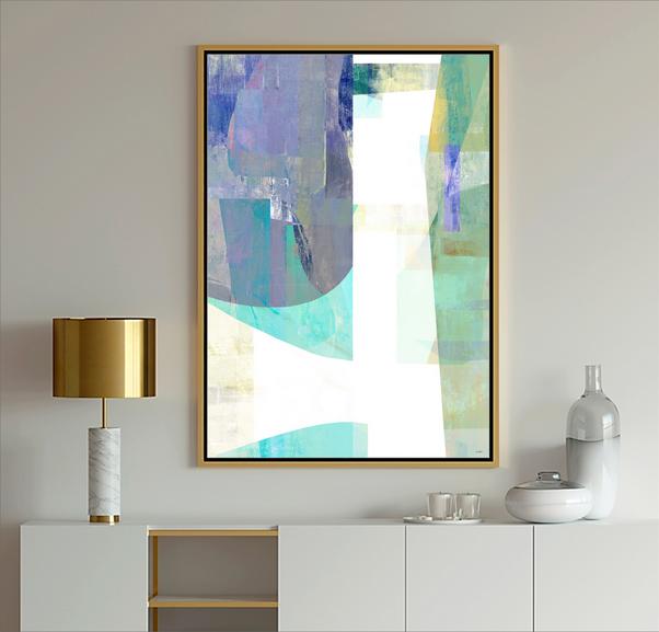 Blue Multi-color Abstract Art, #Dubois Art, #Blue Art, #modern art, #abstract art