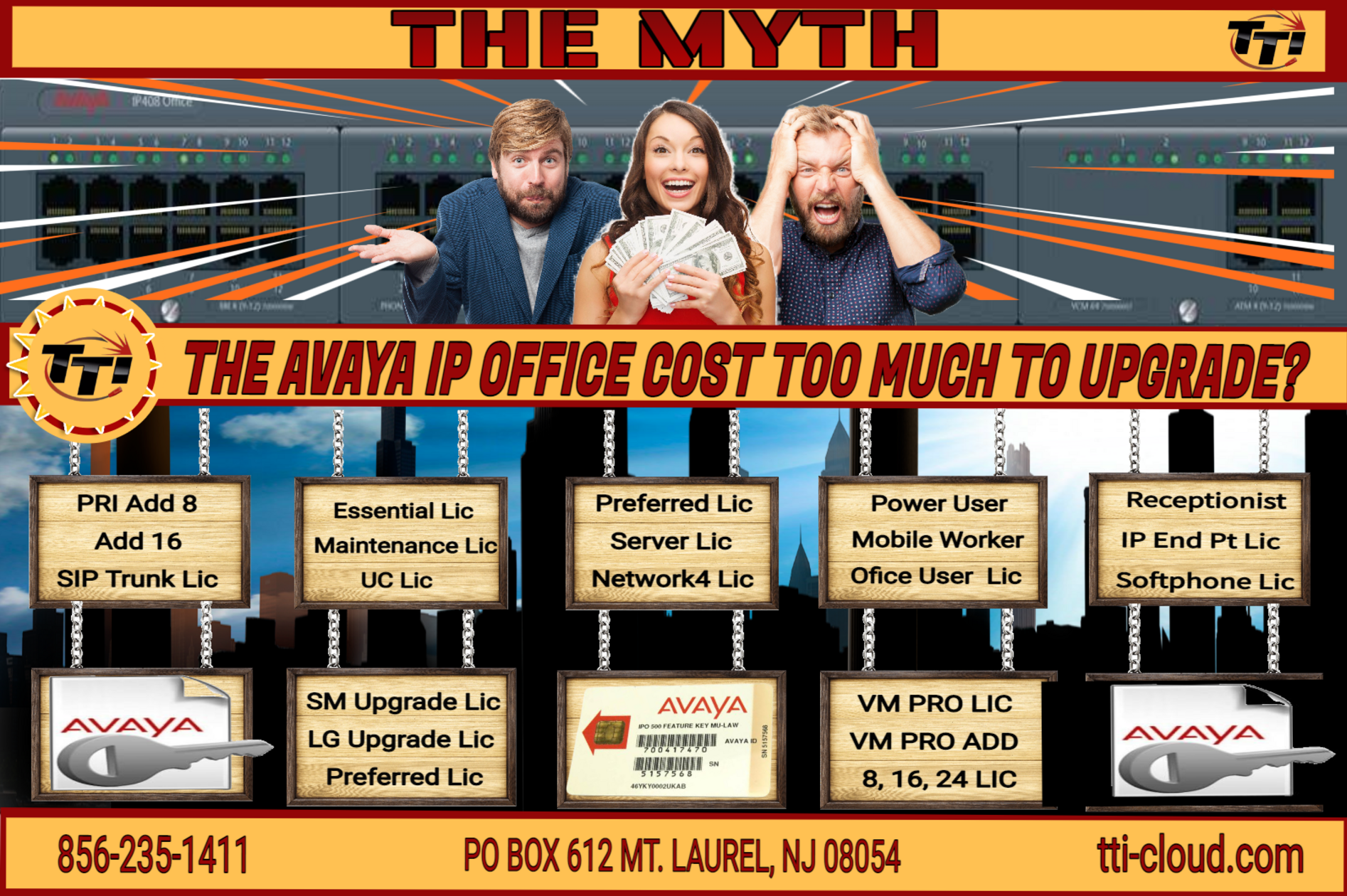 Myth Busters, IP Office cost too much upgrade