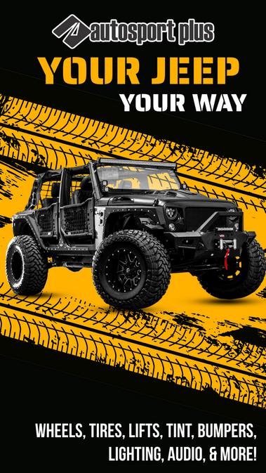 Shop Jeep Custom Wheels and Tires in Canton, Ohio - Autosport Plus - Akron  Alliance Salem Lifted Jeeps Rims Tires Tint