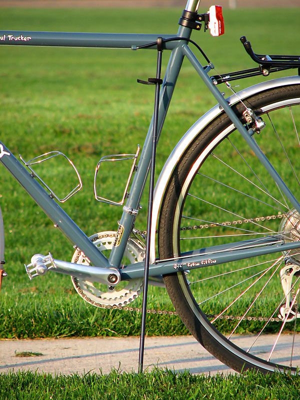 Touring store bike kickstand