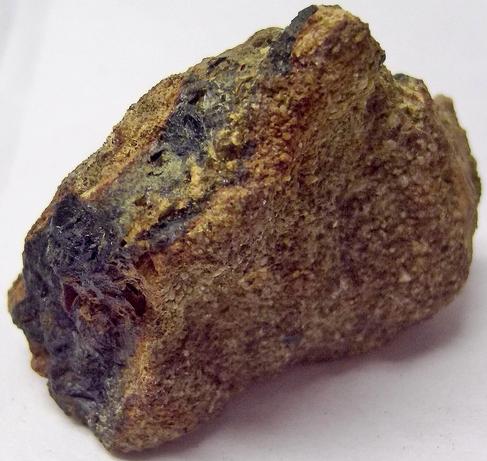 VIVIANITE with SIDERITE - Raccoon Creek, Mullica Hill, Harrison Township, Gloucester County, New Jersey, USA - ex Rutgers Geology Museum