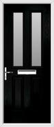 2 panel 2 square glazed composite door