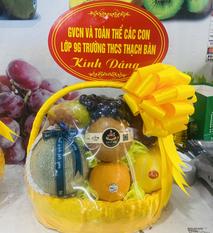 mẫu giỏ hoa quả nhập khẩu thắp hương