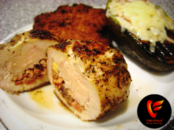 Grilled Stuffed Chicken and Grilled Avocados-Chef of the Future-Your Source for Quality Seasoning Rubs