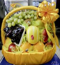 Giỏ hoa quả nhập khẩu đẹp Ngọc Châu fruits