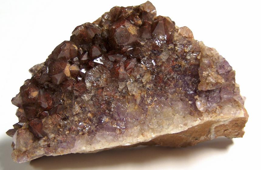 QUARTZ AMETHYST, HEMATITE - Thunder Bay District, Ontario, Canada - for sale