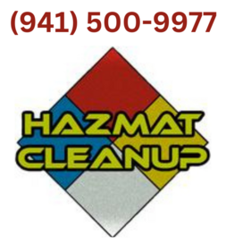 Hazmat Cleanup, LLC logo representing our gross filth cleaning services in Sarasota County, FL and our Sarasota phone number.