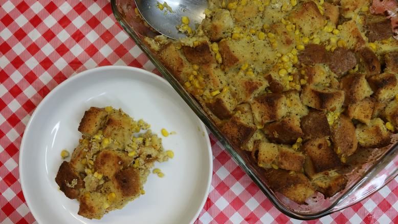 Creamed Corn Bread Pudding Recipe, Noreen's Kitchen