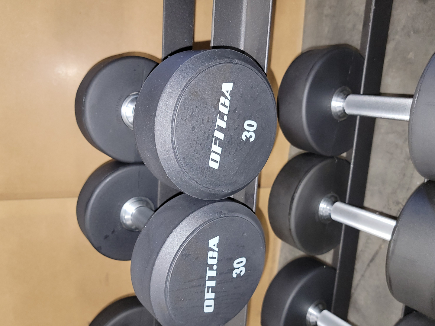 Ontario Fitness Stores Urethane Dumbbells