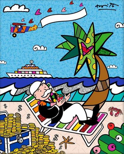 Romero Britto Mr Monopoly