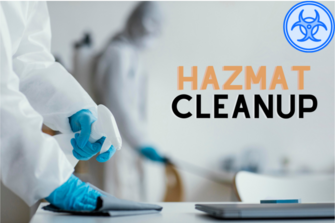 Home representing residential hazmat cleanup services