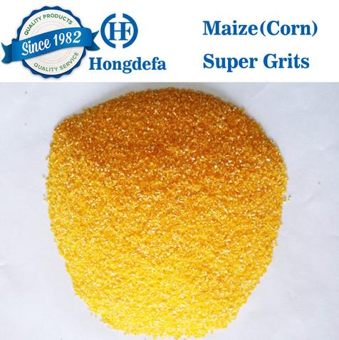 maize grits from maize milling plant