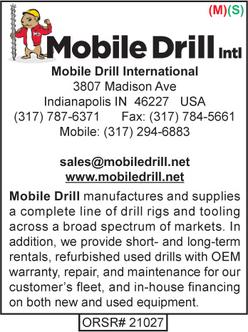 Drilling Equipment, Mobile Drill Intl