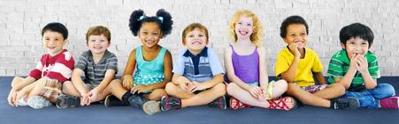 children at a daycare center.