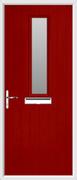 1 Square Composite Door obscure glass