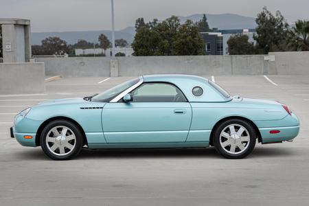 2002 Ford Thunderbird Premium Removable Hard Top Thunderbird Blue 2dr Convertible Thunderbird Blue for sale at Motor Car Company in San Diego California