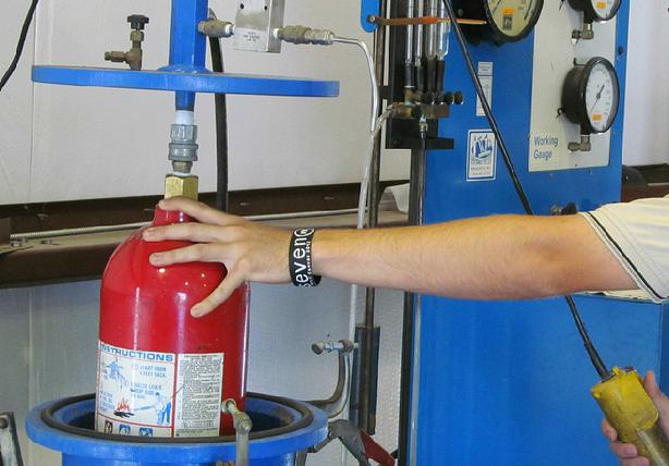 fire of pressure extinguisher test Testing Hydrostat