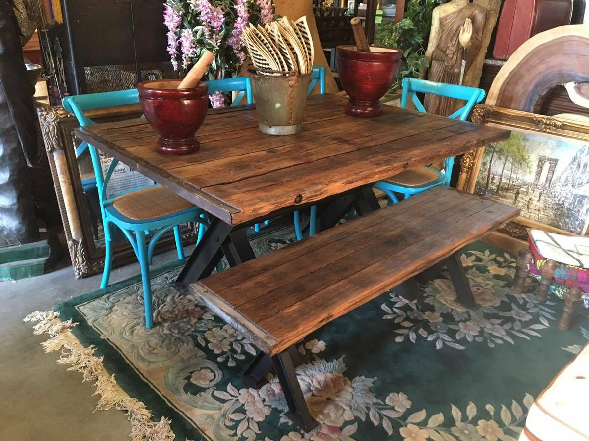 rustic farmhouse dining tables  solid wood furniture from