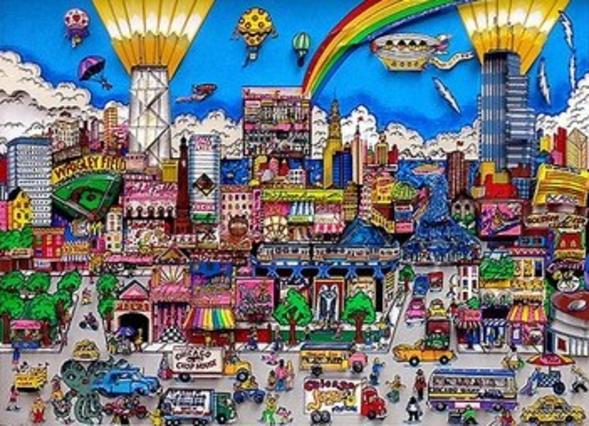Charles Fazzino Windy City