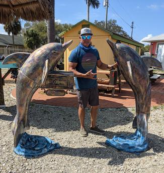 Dolphin Statues Aluminum