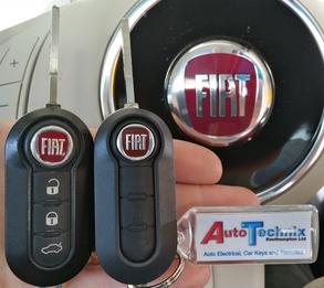 Fiat 500 Replacement Remote Flip Key