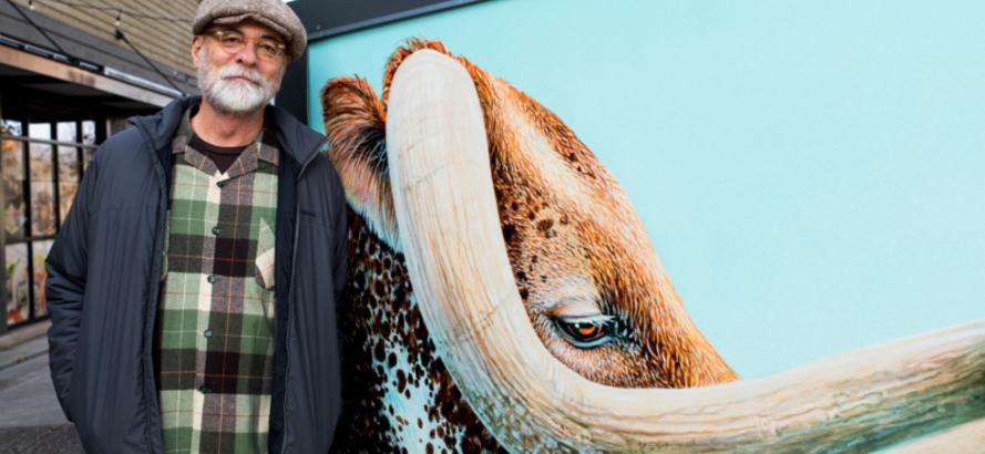Dennis McGregor and his faithful dog Hank featured in Bend Magazine