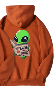 Believe In Yourself Alien Unisex Hoodie