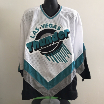 Las Vegas Thunder jersey - odd customization by previous owner :  r/hockeyjerseys