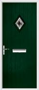 Cottage Diamond Composite Door aspen glass