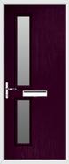 2 Square Composite Door obscure glass