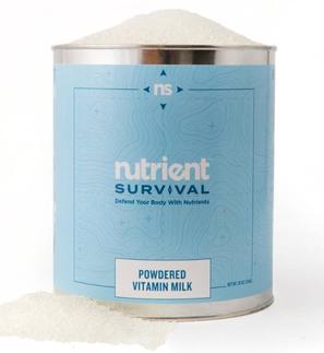 Nutrient Survival Powdered Vitamin Milk #10 Can 60 Servings