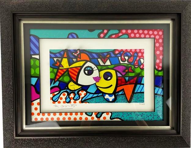 Romero Britto Deeply in Love Too