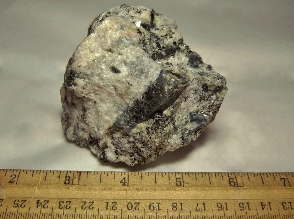 SAPPHIRE CORUNDUM, FELDSPAR, BIOTITE - Wilberforce area, Haliburton Co., Ontario, Canada - ex William Babcock