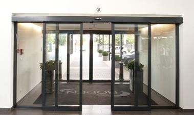 automatic bi-parting sliding door
